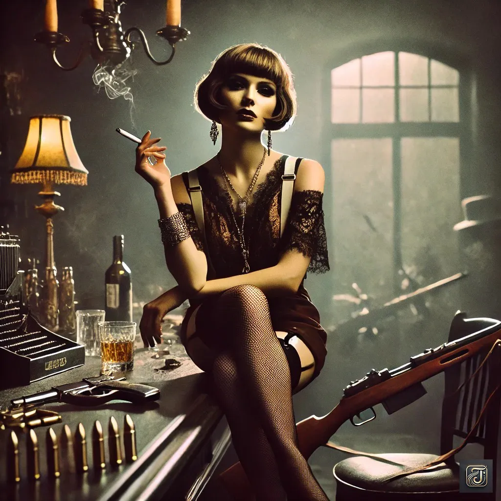 Bonnie Parker, the infamous outlaw of the Great Depression who partnered with Clyde Barrow in a deadly crime spree across America