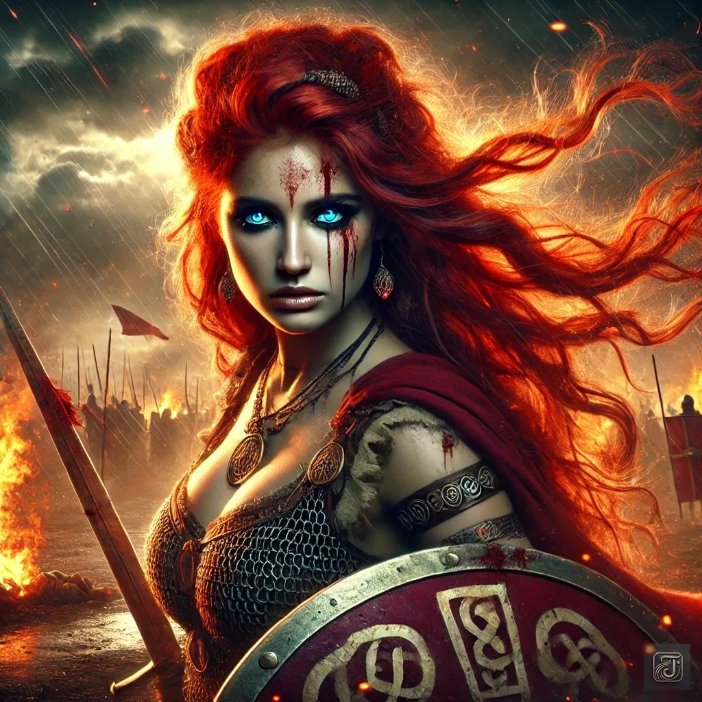 Boudica, the fearless Celtic queen who led a rebellion against the Roman Empire in ancient Britain
