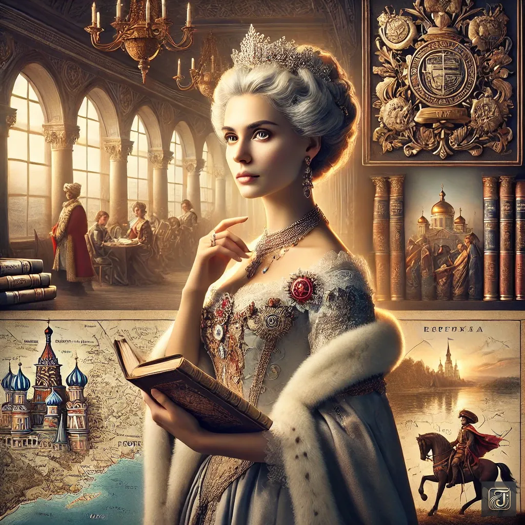 Yekaterína II, also known as Catherine the Great, the empress who transformed Russia into a modern empire